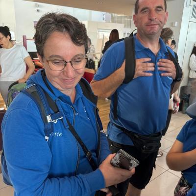 Prêts pour l'avion vers Vienne